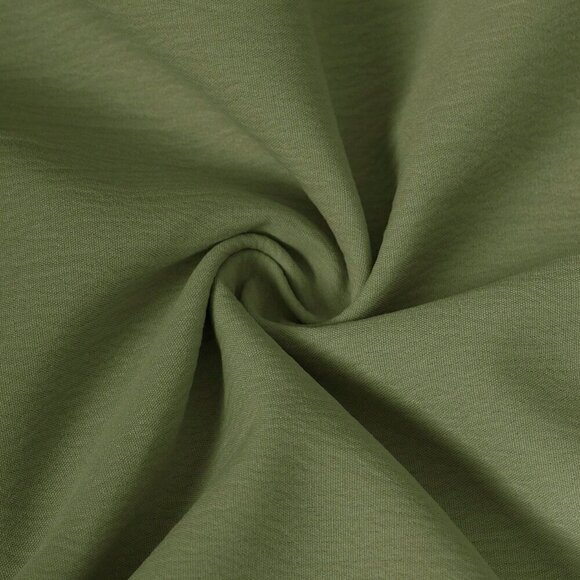 Army Green Elegant Women's Casual Solid Color Lantern Sleeve Jumpsuit - Picture 8 of 9